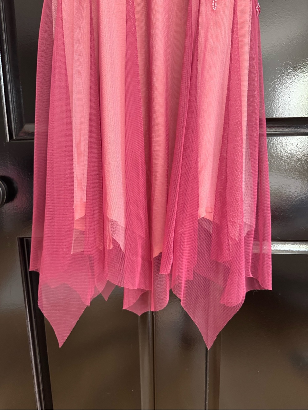 BCBG Pink Beaded Midi Dress - Picture 4 of 4